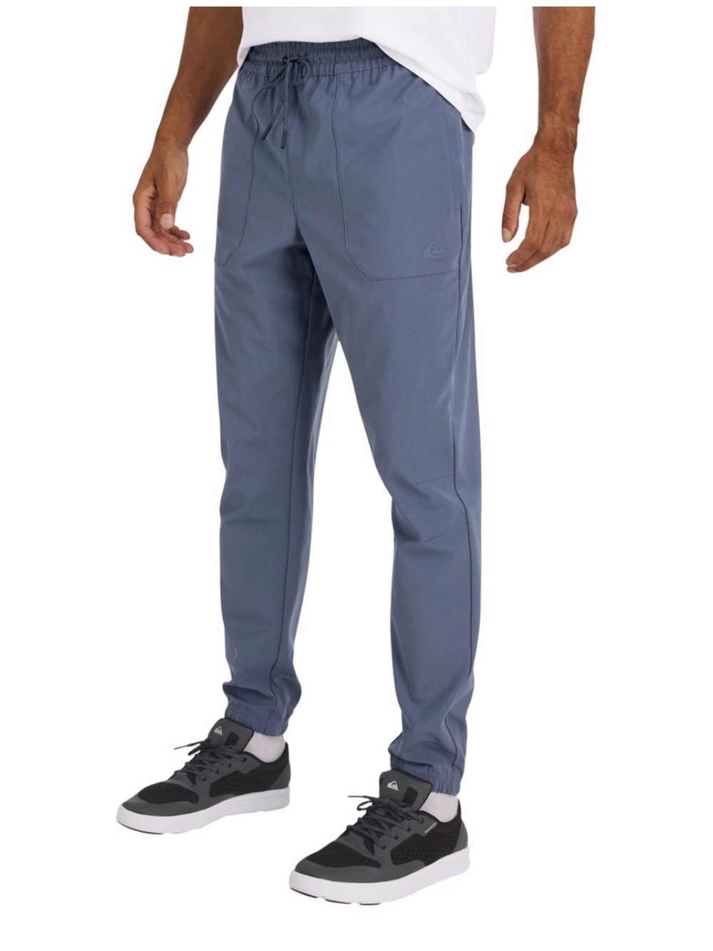 Quiksilver Men's Stretch Woven Jogger Pants Blue Regular Fit Size L NWT 1970146